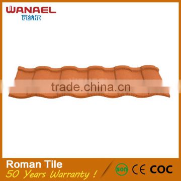 Wanael Roman modern house design durability quality color steel roof tile structure