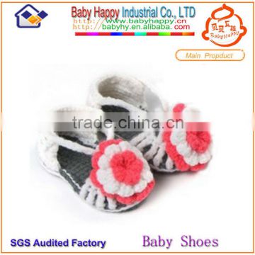 2014 new soft baby crochet sandals