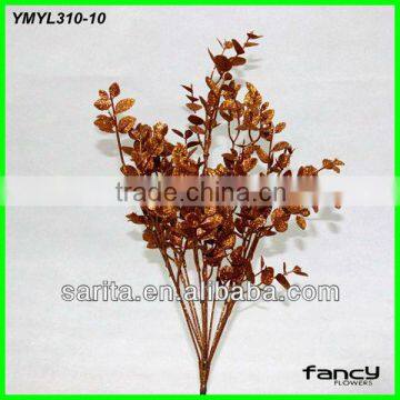 good material 15.7 inch and 9 branches small artificial leaves