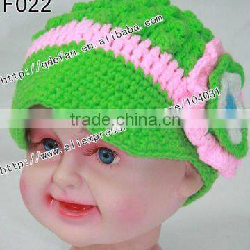 Hot sell !stylish children caps hats hand crochet baby hat knitting patterns hat cute summer hats 2012