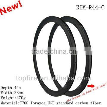 Super light 700c Chinese cheap carbon rims Rim-R44C for sale