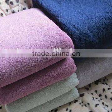 Solid Color Coral Fleece Blanket photo-2