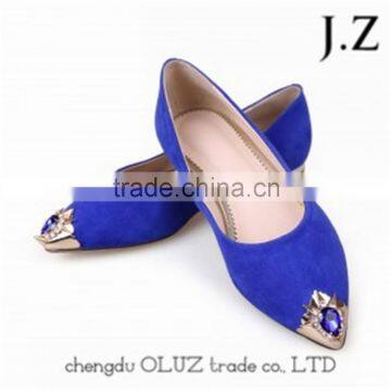 OP29 royal blue womens dress women soft sole shoes