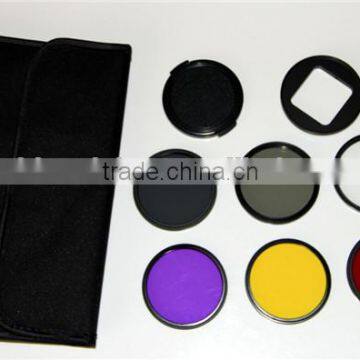 Camera Accessories 8 in 1 58mm ND4+Red+Yellow+UV+CPL+FLD Filter+Lens Cap For Sony A550 For Nikon D750 For Canon 550D 1100D photo-5