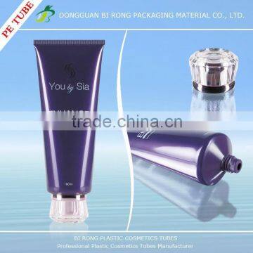 180ml and sreen printing Surface Handing plastic tube for Body Lotion