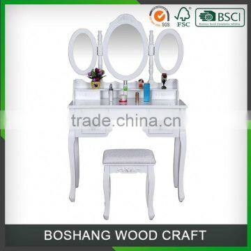 High Quality Walnut Mirrored Dressing Tables