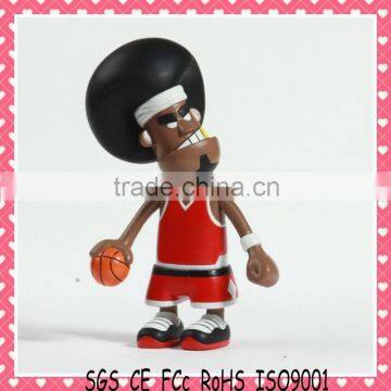 Collectible plastic basketball player vinyl pvc figure toys/custom sport man figure toys