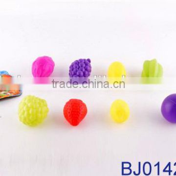 Happy baby toy look real small plastic fruits toy