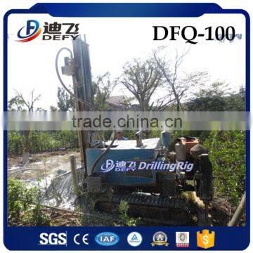 80-100m DTH hammer crawler drill rig for rock drilling