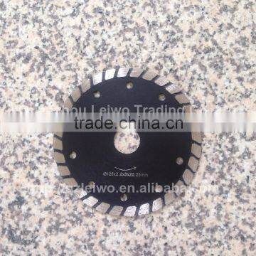 Wide Turbo Blade 5 Inch (125 Mm) Diamond Cutting Disc for Granite Marble Concrete Ceramic Tiles Inner Hole 22.23 mm