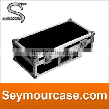 Black aluminum DJ flight case rack case