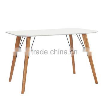 Modern dining table in wood