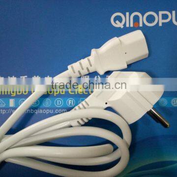 Europe 3pin Power Cord With Connect Plug photo-2