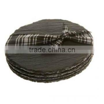 Classic Kitchen Black Slate Coaster For Food and Drinks