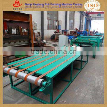 Steel coil cut to length line