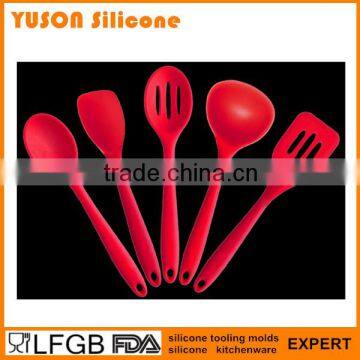 Amazon Hot Sale Nylon Core Silicone Kitchen Utensil Set                        
                                                Quality Choice