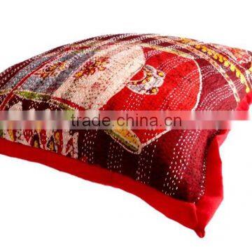 RTHCC-19 Kantha Stitching Latest Bengali Cushion Covers Home Furnishing Manufacturer and Exporter photo-2