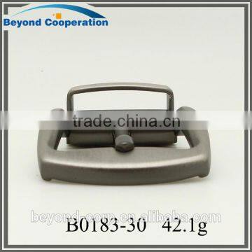 Zinc Alloy Die-casting Matte Black Gun Pretecting Coating Pin Belt Buckle photo-3