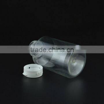 300ml Pill Packaging PET Plastic Clear Color Round Bottle With Tear Off Cap photo-4
