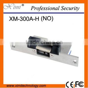 Biometric XM-300A-H access control system stainless steel door lock 12V electronic strike lock power to open electric lock