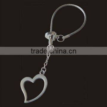 Heart Shape Metal Key Chain