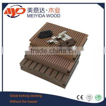 Reclamed waterproof interlocking wood plastic composite decking/ environment-friendly lumber liquidators composite decking