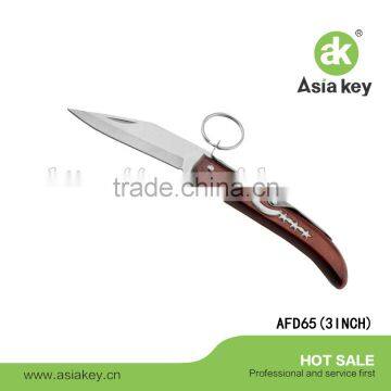 gift folding knife with nice wood handle