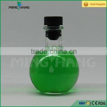 Round Fragrance Aroma Diffuser Glass Bottle With Cork photo-2