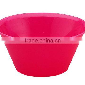 set of 4 hot sale plastic round shape plastic salad bowl