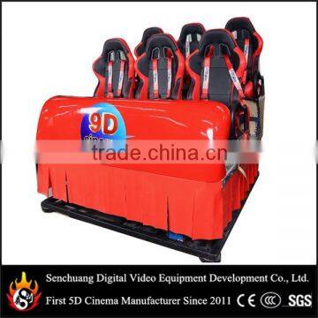 Hot sale in around the world 9D cinema theater simulator