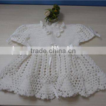 baby girls handmade crochet dress OEM order accepted                        
                                                Quality Choice