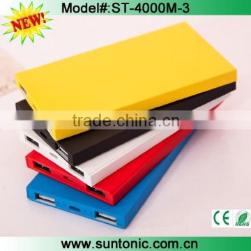 Slim dual USB power bank 40000 mah power bank external battery