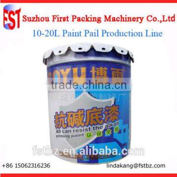 Hot Sell Semi Automatic Machinery To Produce The Tin Can 10-20L