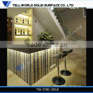 high end attractive dining room furniture/home bar counter with illuminated LED lights