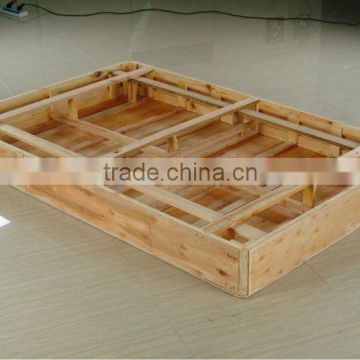 High Quality Home Furniture, Wood Bed Base, Hotel Furniture Bed Frame Foundation