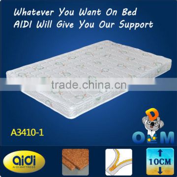 Cheap coco nut with zip mattress