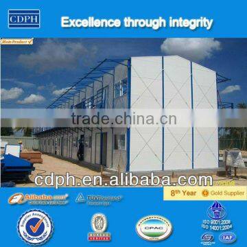 Modular panelized prefab structure for labor worker dormitory single storey multi-function building plug in board