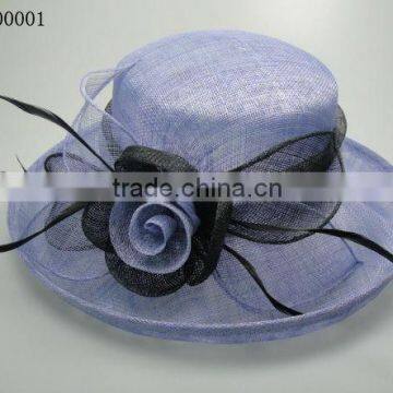 Cheap promotion sinamay hat made in China