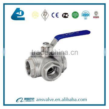 Three Way Galvanized Ball Valve photo-4
