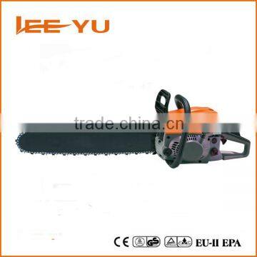 High quality 5200 gasoline Chain saw 52cc with easy start 18'' 20'' guide bar chain saw spare parts china oem manufacturer