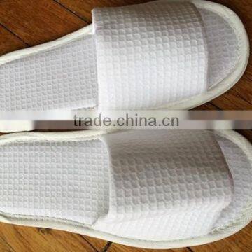 2015 luxury open toe cotton hotel slippers