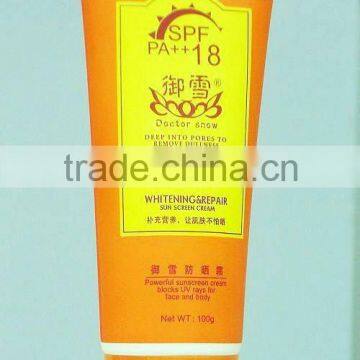 SPF PA++18 sunscreen cream sunblock cream multiple sun protection cream