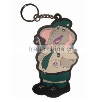 hangtag soft custom pvc floating keychain