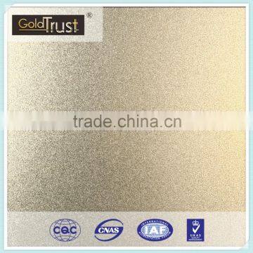 China Supplier Excellent Quality Decorative Bead Blasted Ti-Brass Finish Stainless Steel sheet for Elevator and Decoration