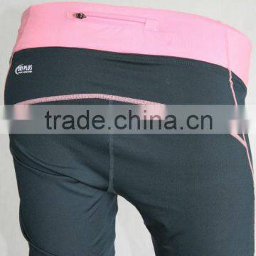Functional Quick Dry Capri Pants Bottom Mesh Contrast , Running Pants,custom Ladies Inner Wear photo-5