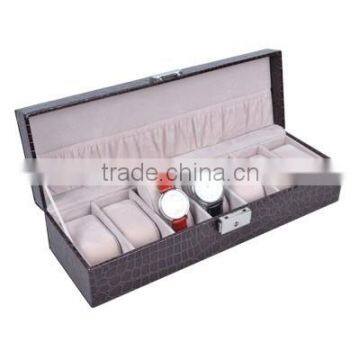 Wholesale Return Gifts 7 Slots Handmade Leather Watch Storage Boxes photo-4