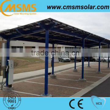 30kw aluminum carport solar panel mounting frames with structure