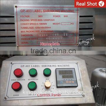 GP403 Semi-Auto Heat Shrink Sleeve Label Machine photo-6