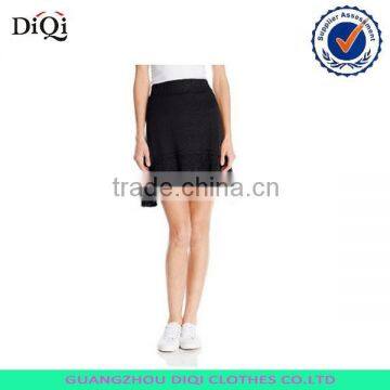 newest young ladies cheap wool pleated skirt