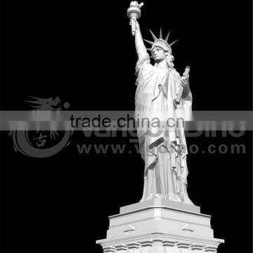 Plaza sculpture high quality statue of liberty decoration